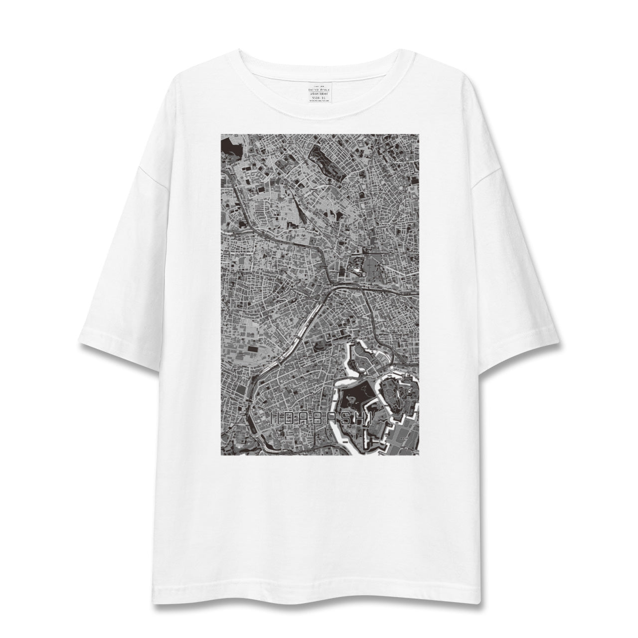 【飯田橋(東京都)】地図柄ビッグシルエットTシャツ