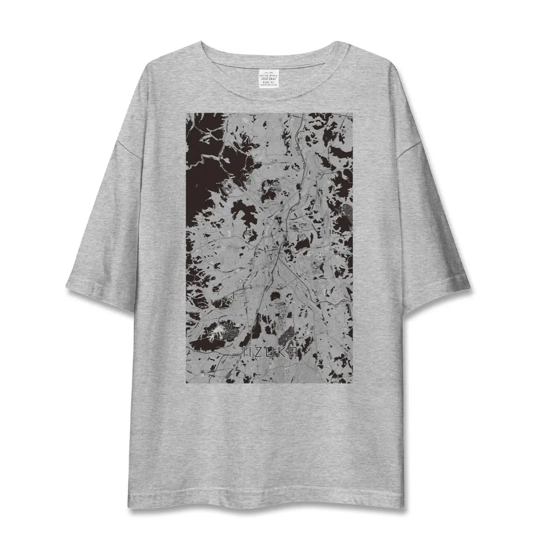 【飯塚(福岡県)】地図柄ビッグシルエットTシャツ