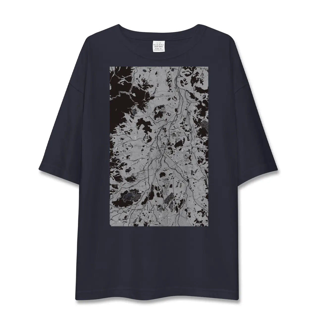 【飯塚(福岡県)】地図柄ビッグシルエットTシャツ