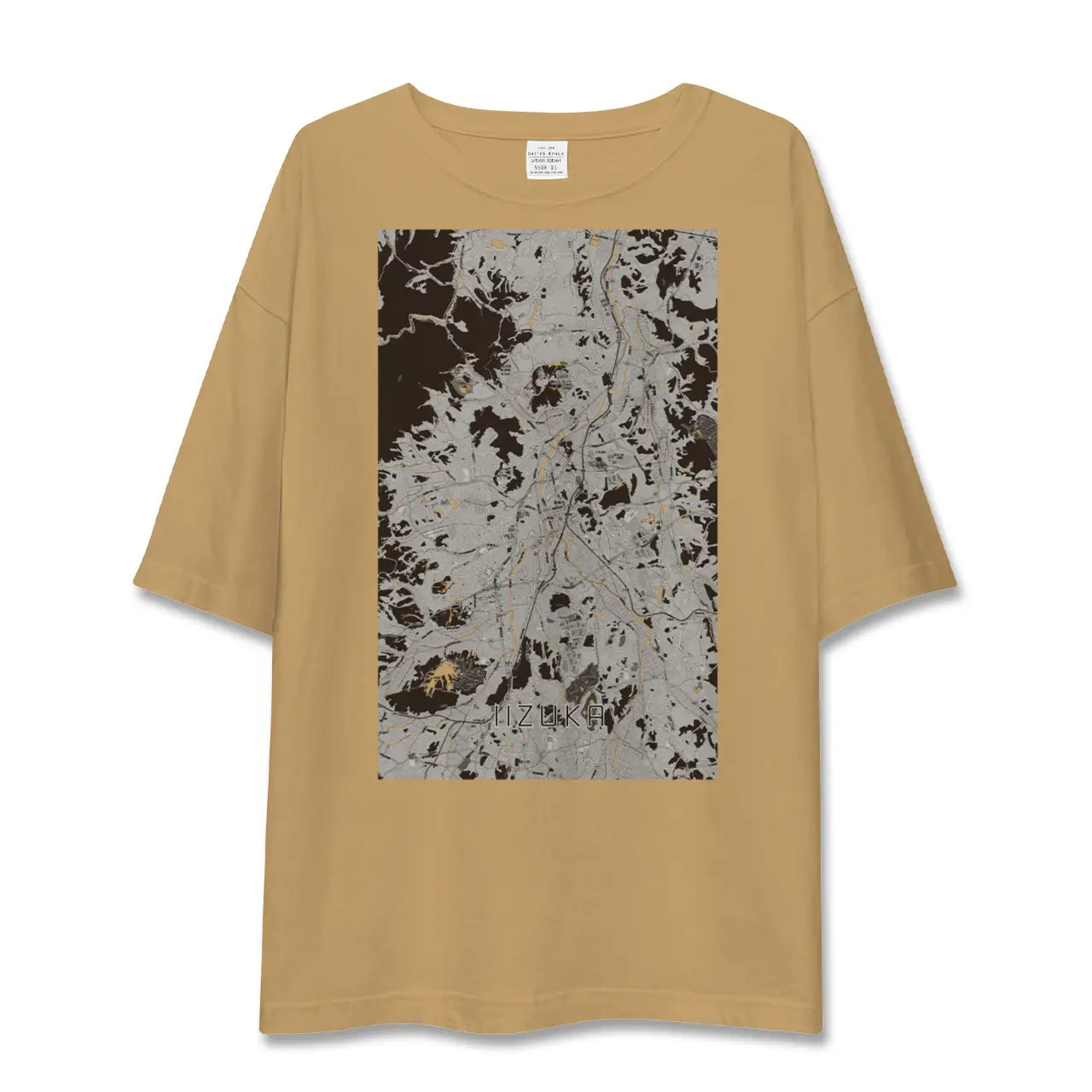 【飯塚(福岡県)】地図柄ビッグシルエットTシャツ