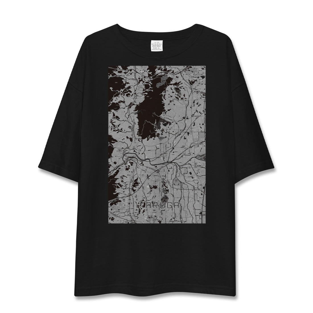 【斑鳩(奈良県)】地図柄ビッグシルエットTシャツ