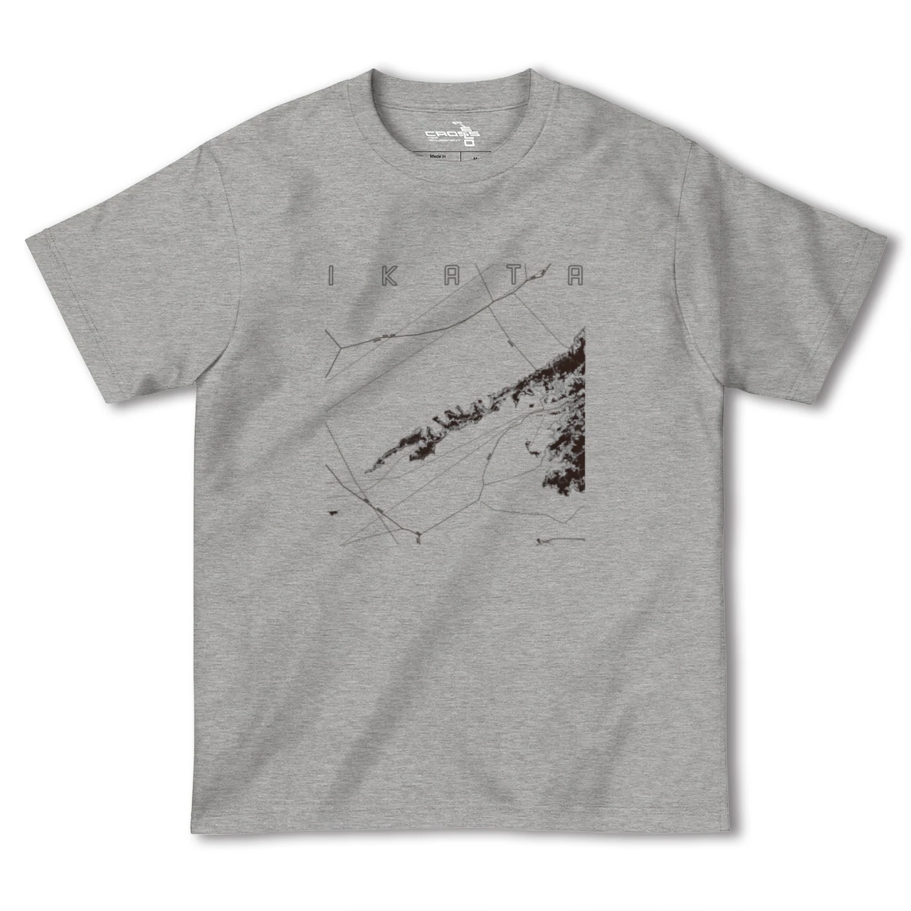 【伊方(愛媛県)】地図柄ヘビーウェイトTシャツ