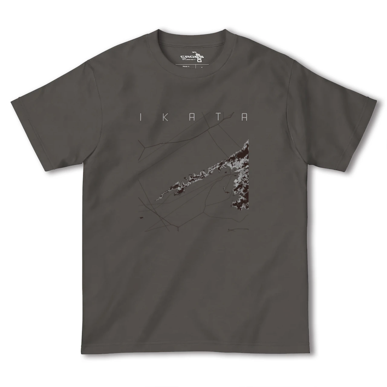 【伊方(愛媛県)】地図柄ヘビーウェイトTシャツ