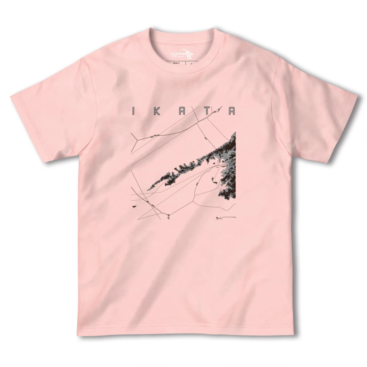 【伊方(愛媛県)】地図柄ヘビーウェイトTシャツ
