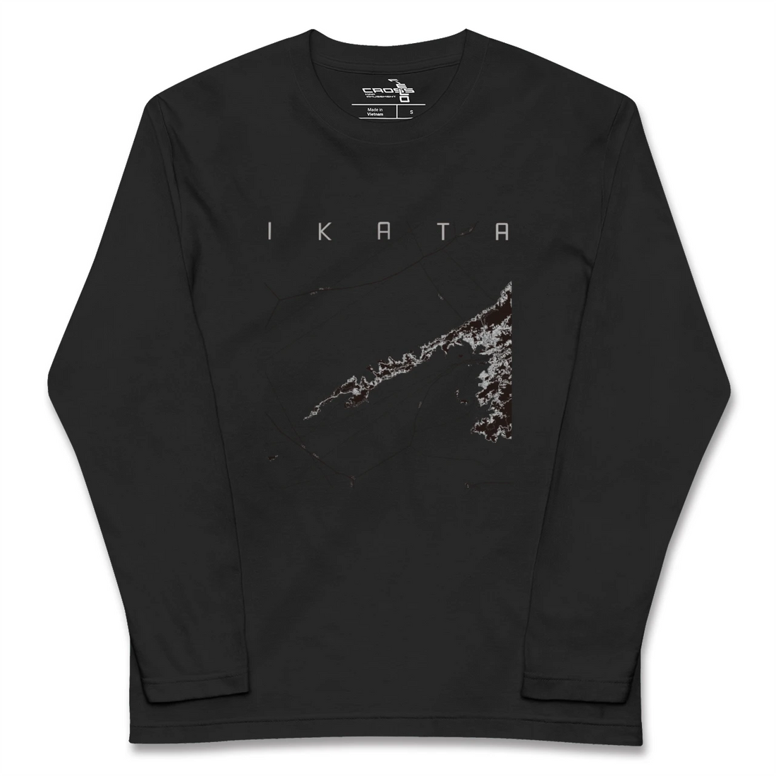 【伊方(愛媛県)】地図柄ロングスリーブTシャツ