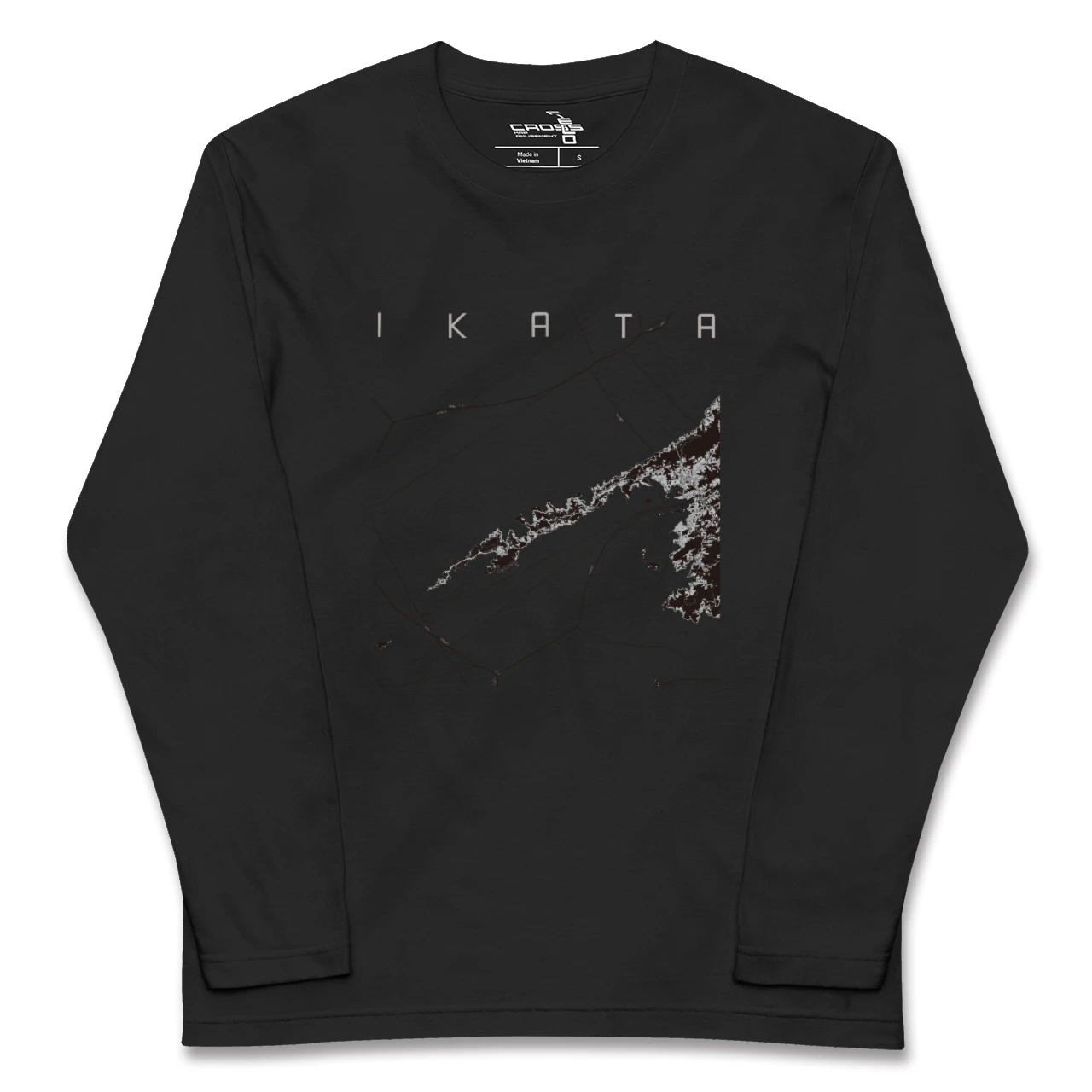 【伊方(愛媛県)】地図柄ロングスリーブTシャツ