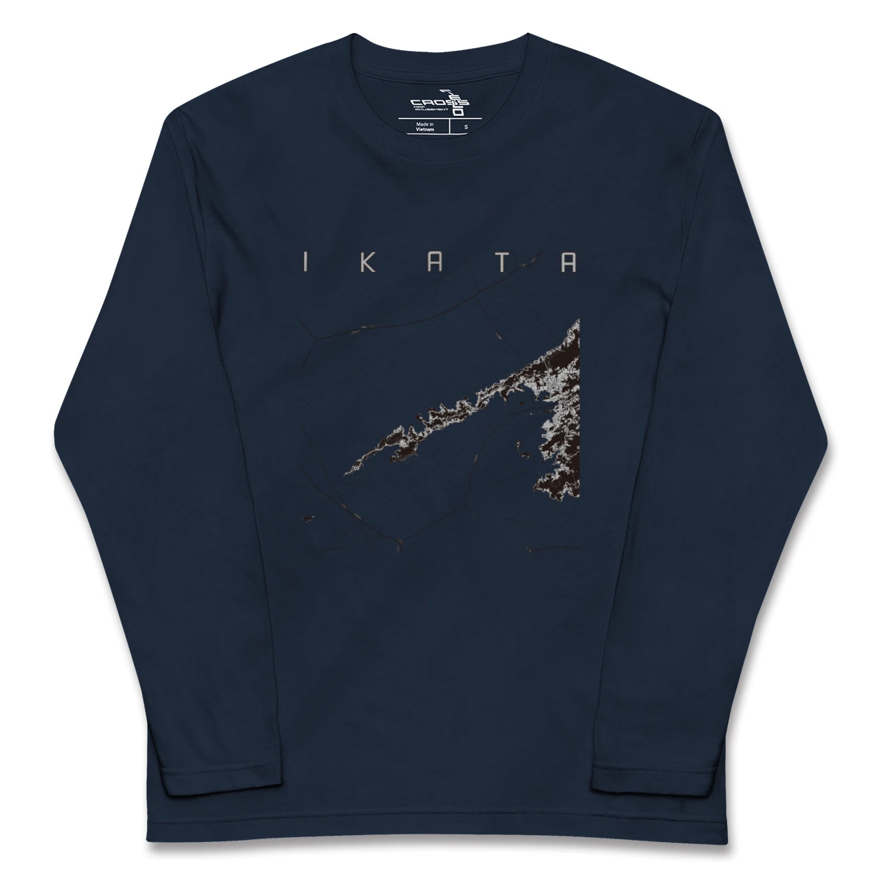 【伊方(愛媛県)】地図柄ロングスリーブTシャツ