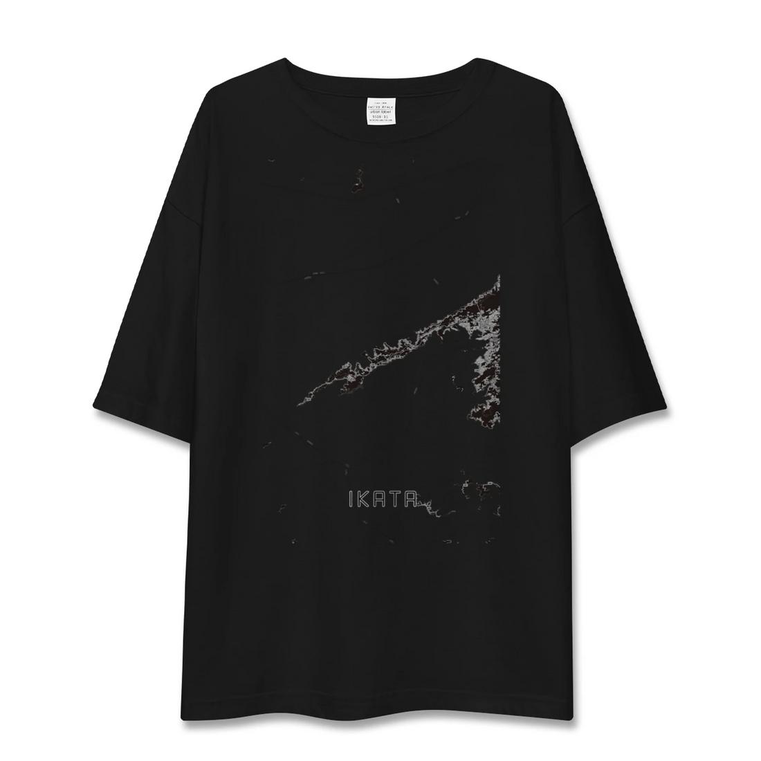 【伊方(愛媛県)】地図柄ビッグシルエットTシャツ