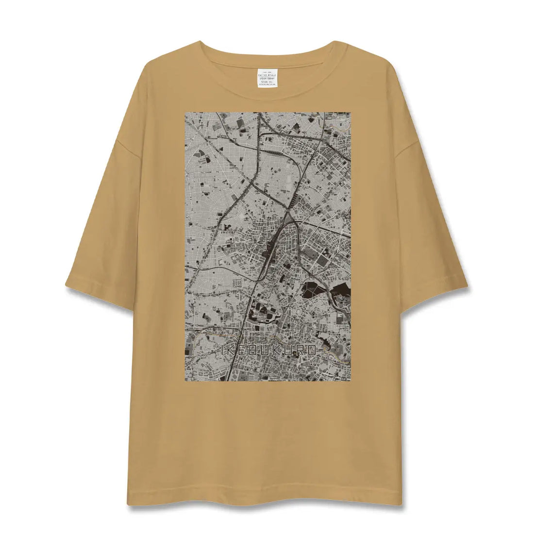 【池袋(東京都)】地図柄ビッグシルエットTシャツ