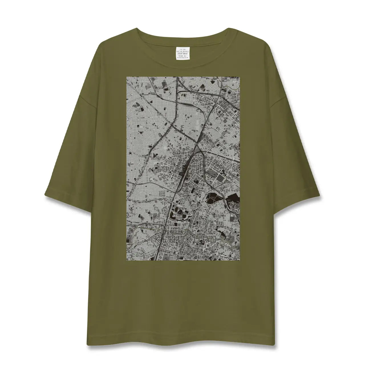 【池袋(東京都)】地図柄ビッグシルエットTシャツ