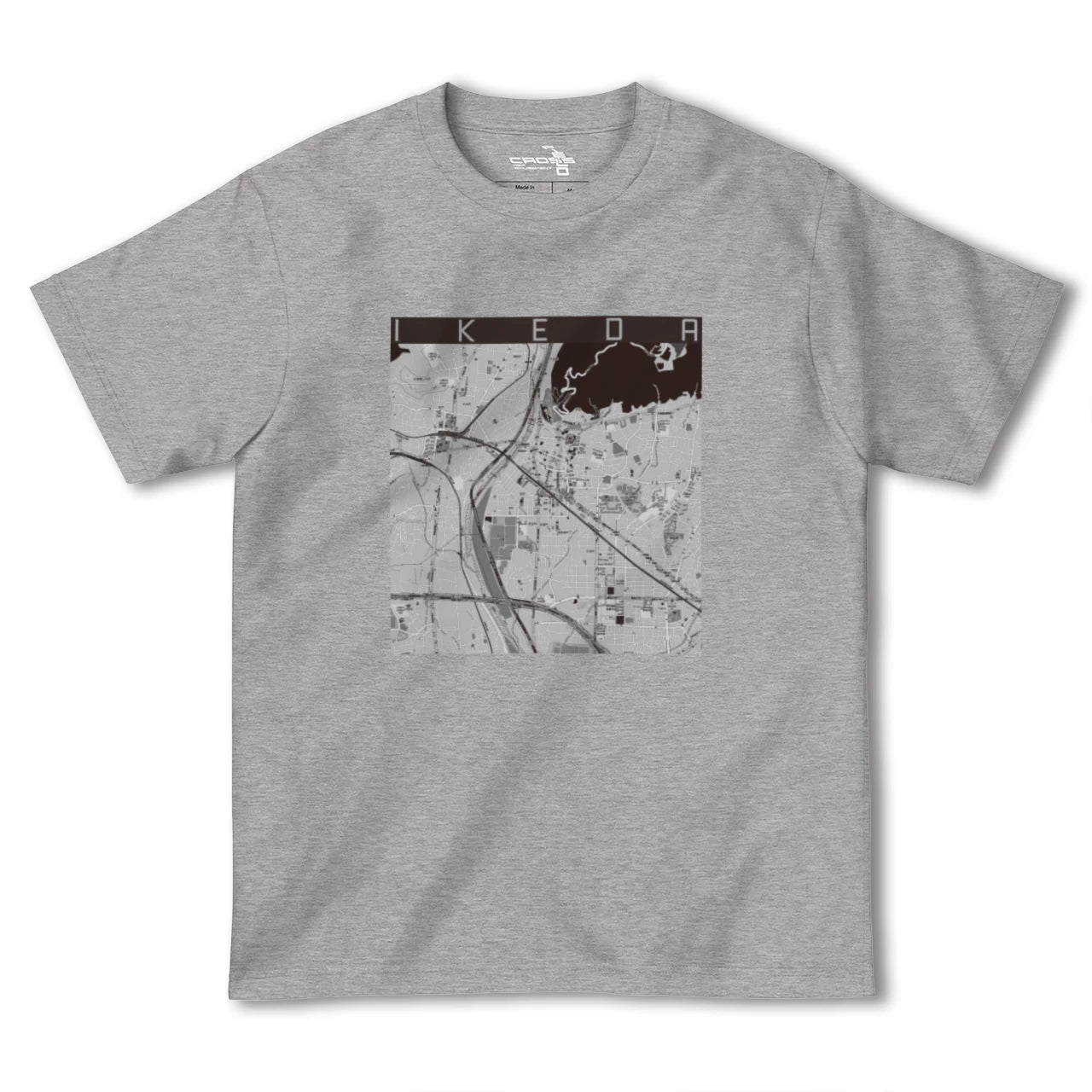 【池田(大阪府)】地図柄ヘビーウェイトTシャツ