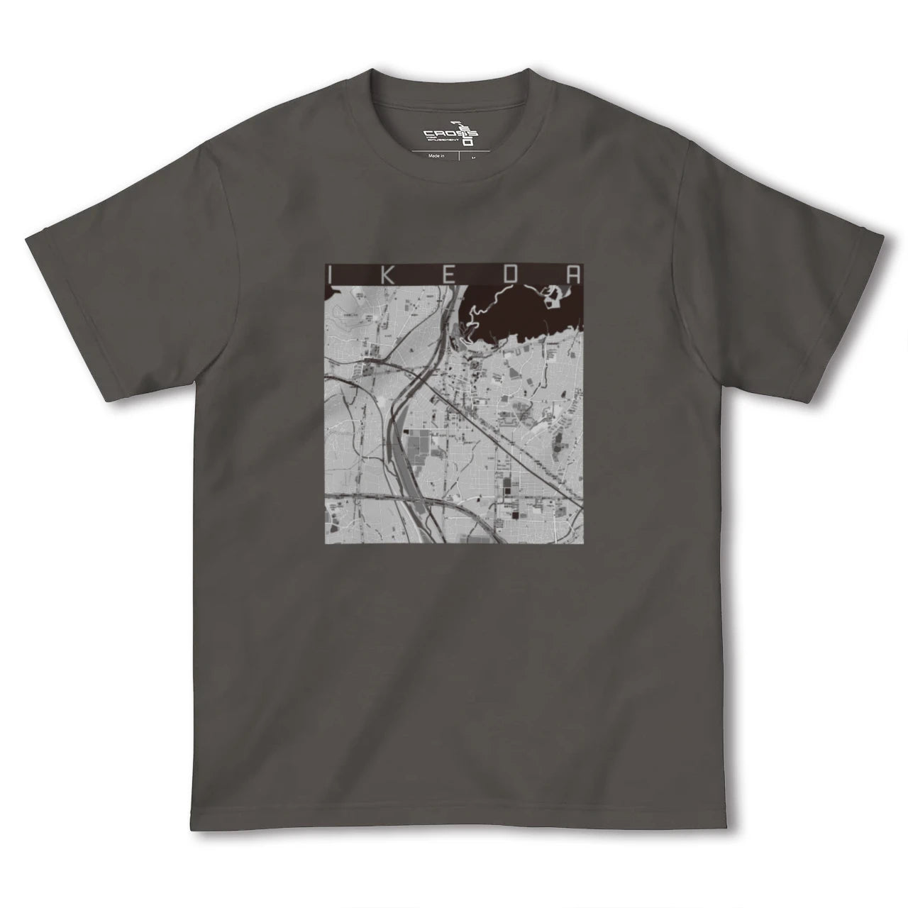 【池田(大阪府)】地図柄ヘビーウェイトTシャツ