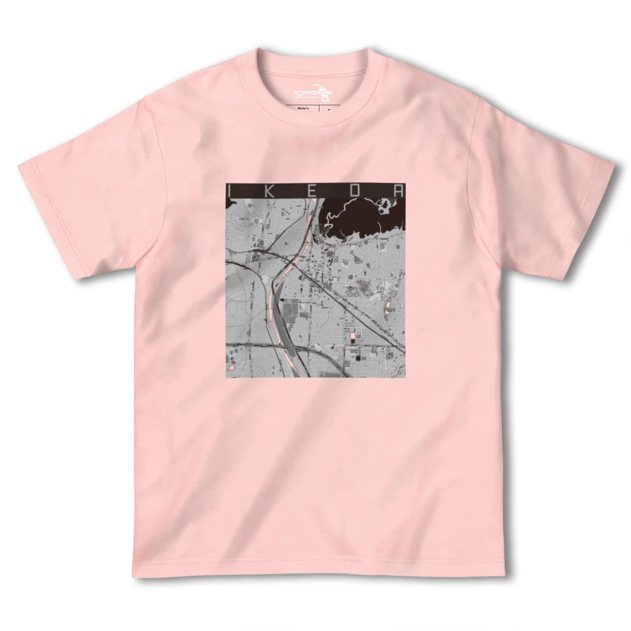【池田(大阪府)】地図柄ヘビーウェイトTシャツ