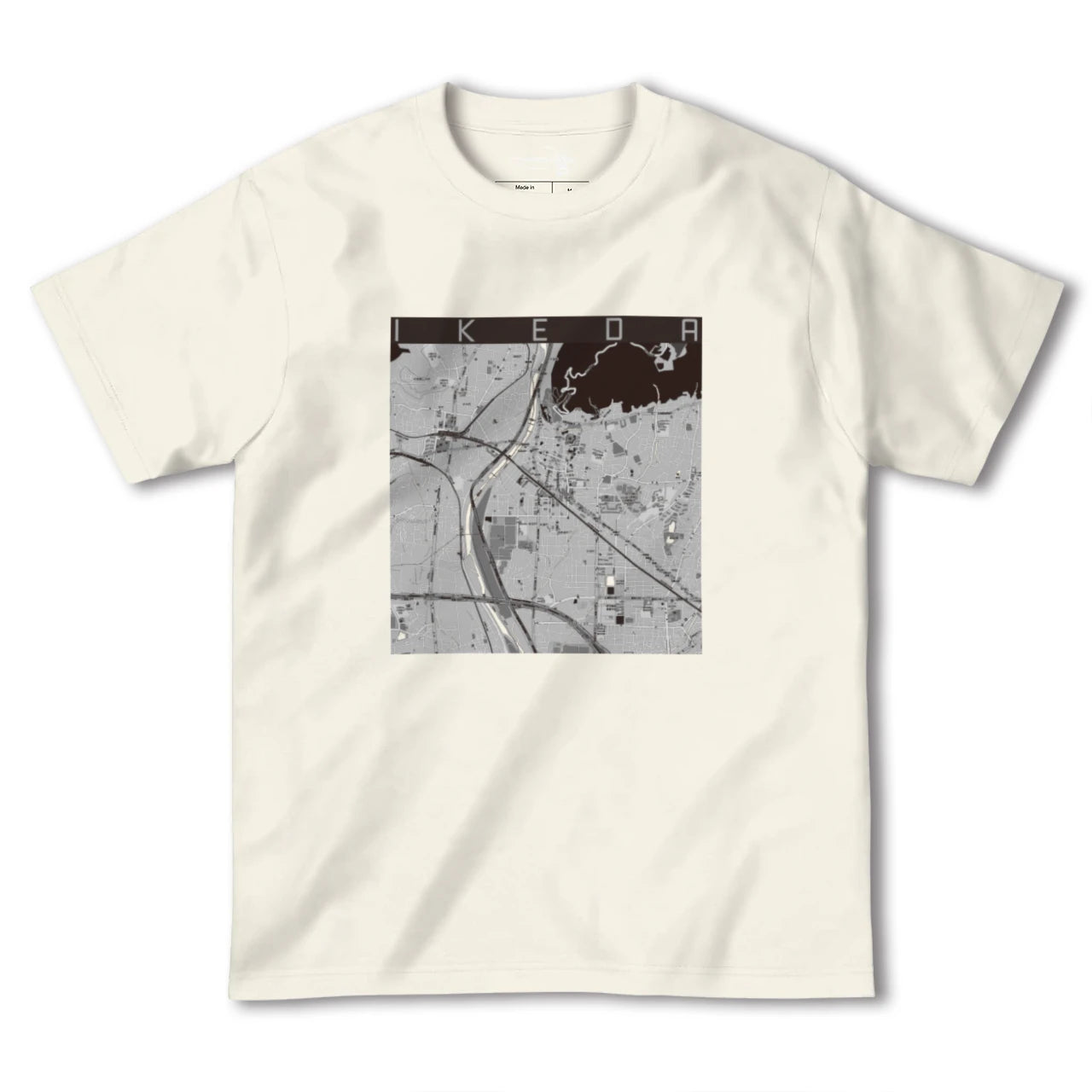 【池田(大阪府)】地図柄ヘビーウェイトTシャツ