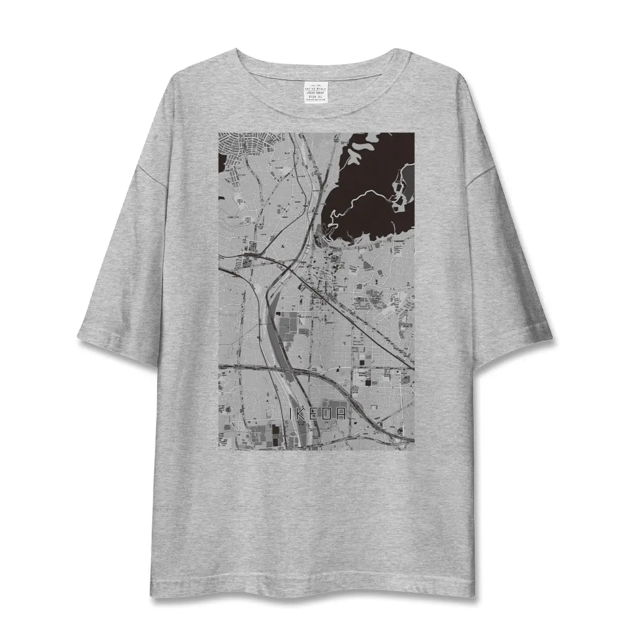 【池田(大阪府)】地図柄ビッグシルエットTシャツ