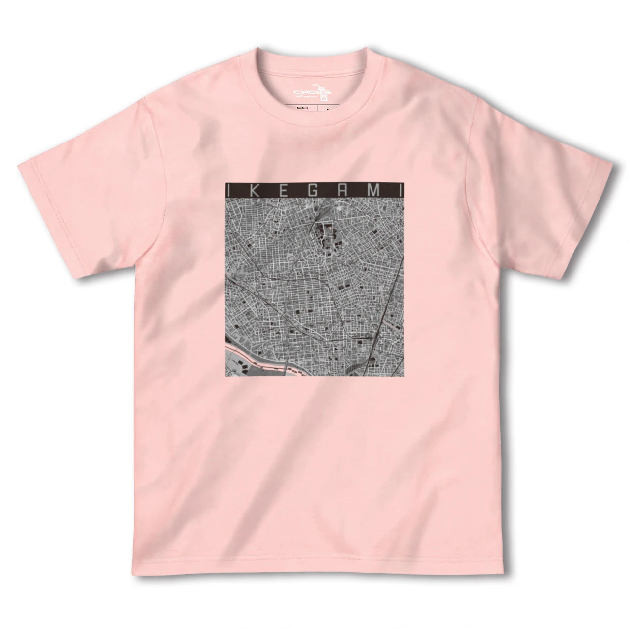【池上(東京都)】地図柄ヘビーウェイトTシャツ