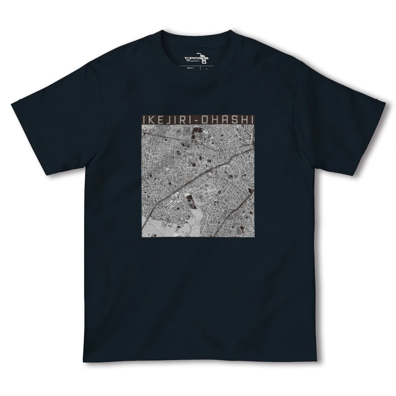 【池尻大橋(東京都)】地図柄ヘビーウェイトTシャツ