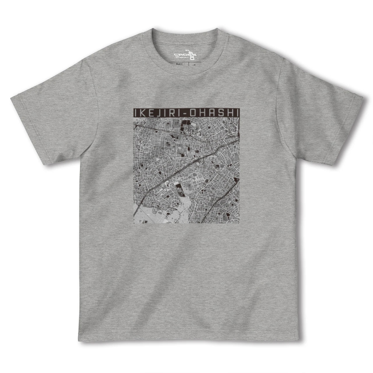 【池尻大橋(東京都)】地図柄ヘビーウェイトTシャツ