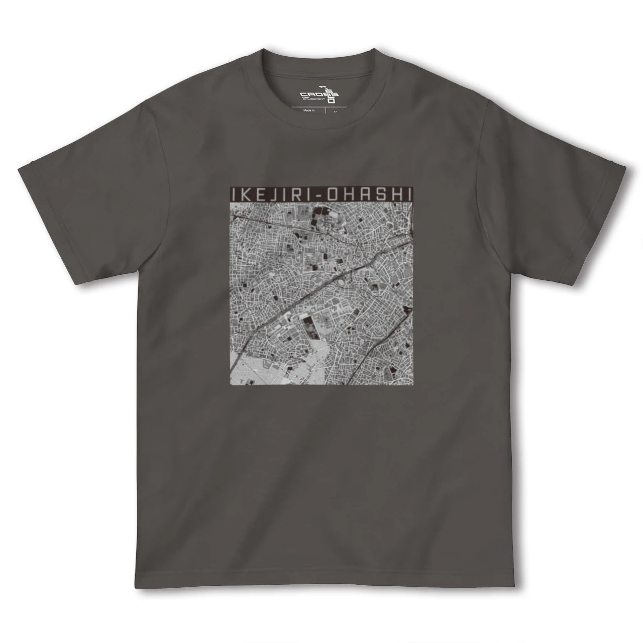 【池尻大橋(東京都)】地図柄ヘビーウェイトTシャツ