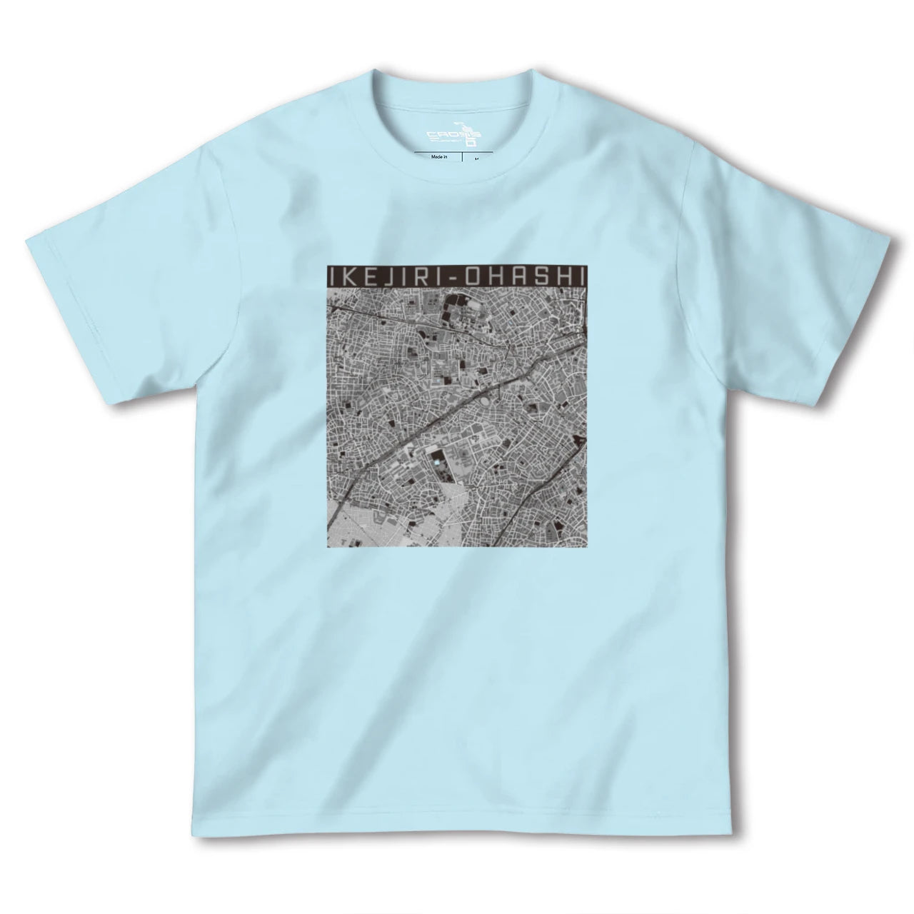 【池尻大橋(東京都)】地図柄ヘビーウェイトTシャツ