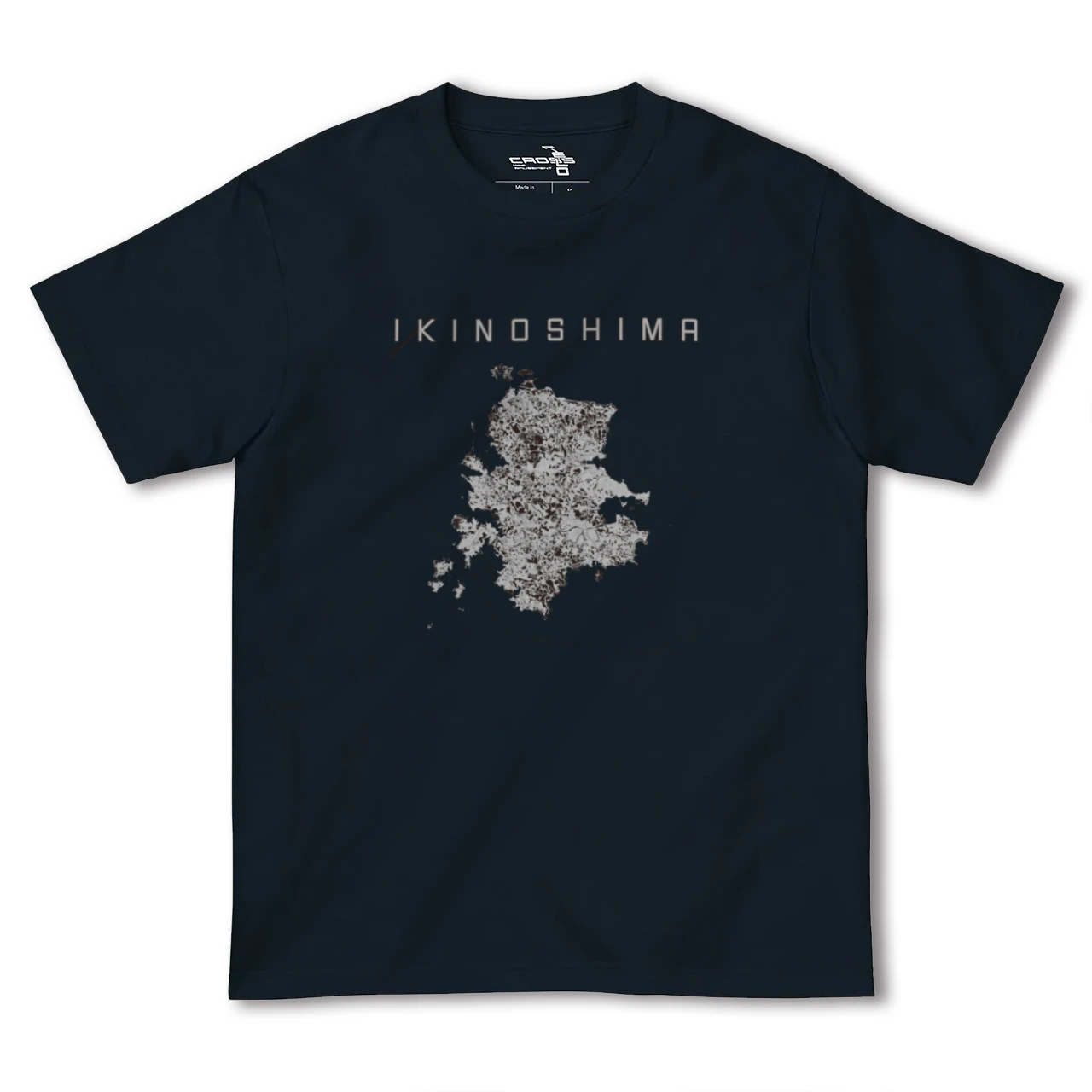 【壱岐島(長崎県)】地図柄ヘビーウェイトTシャツ