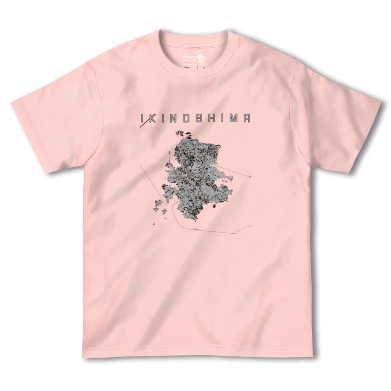 【壱岐島(長崎県)】地図柄ヘビーウェイトTシャツ