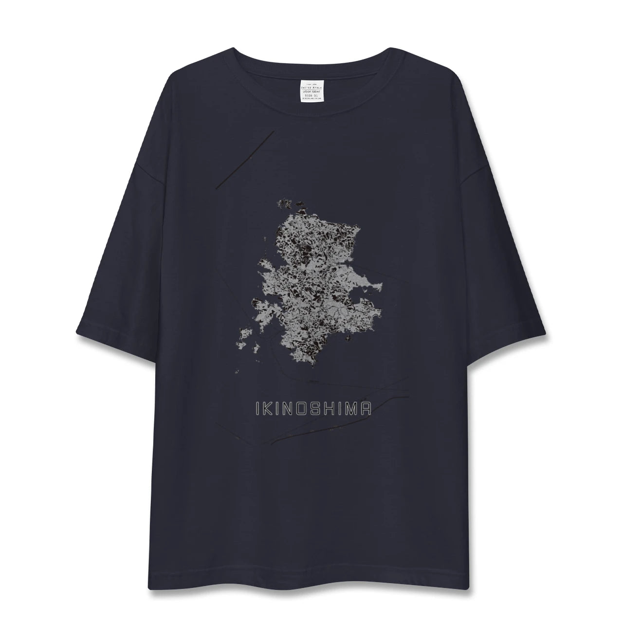 【壱岐島(長崎県)】地図柄ビッグシルエットTシャツ