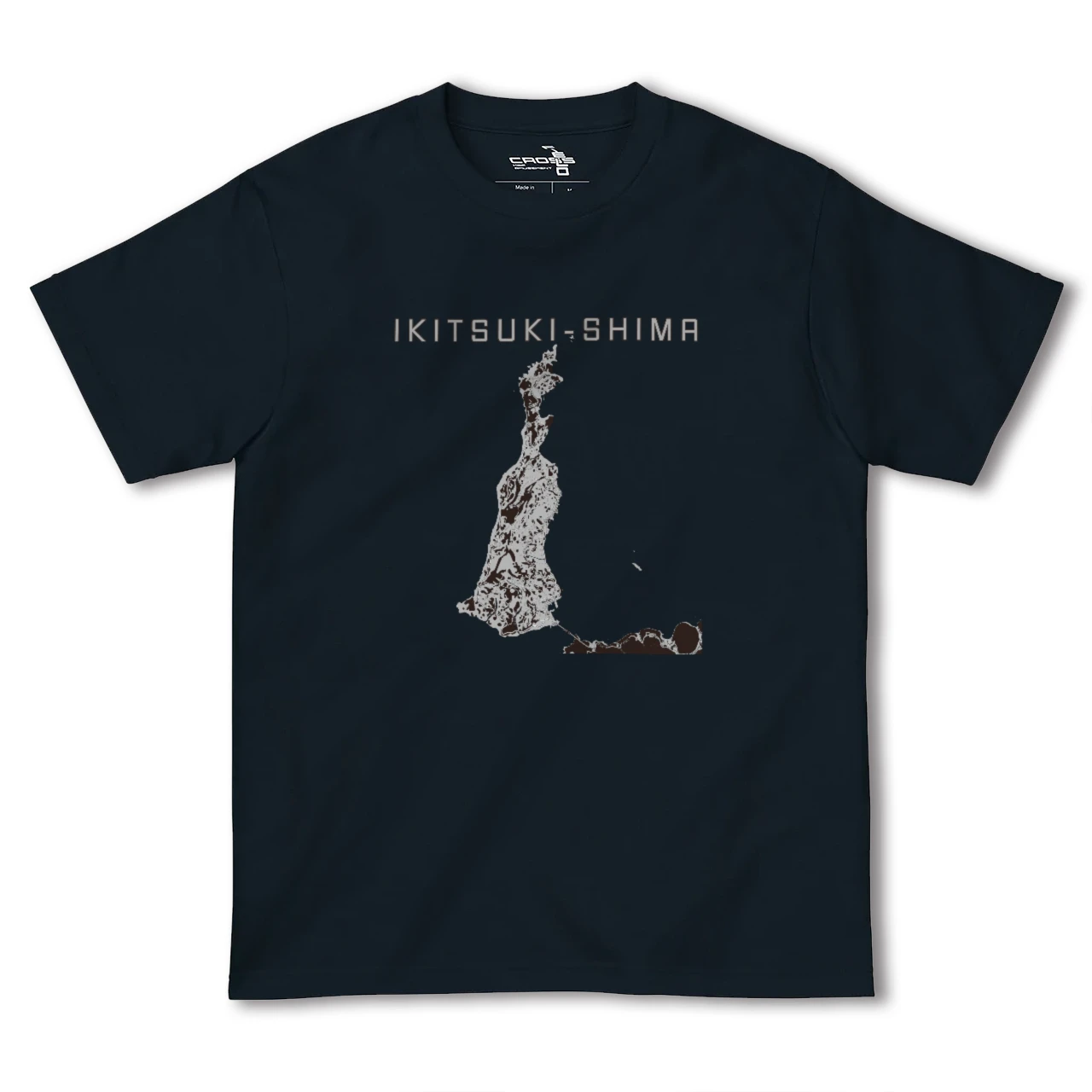 【生月島(長崎県)】地図柄ヘビーウェイトTシャツ