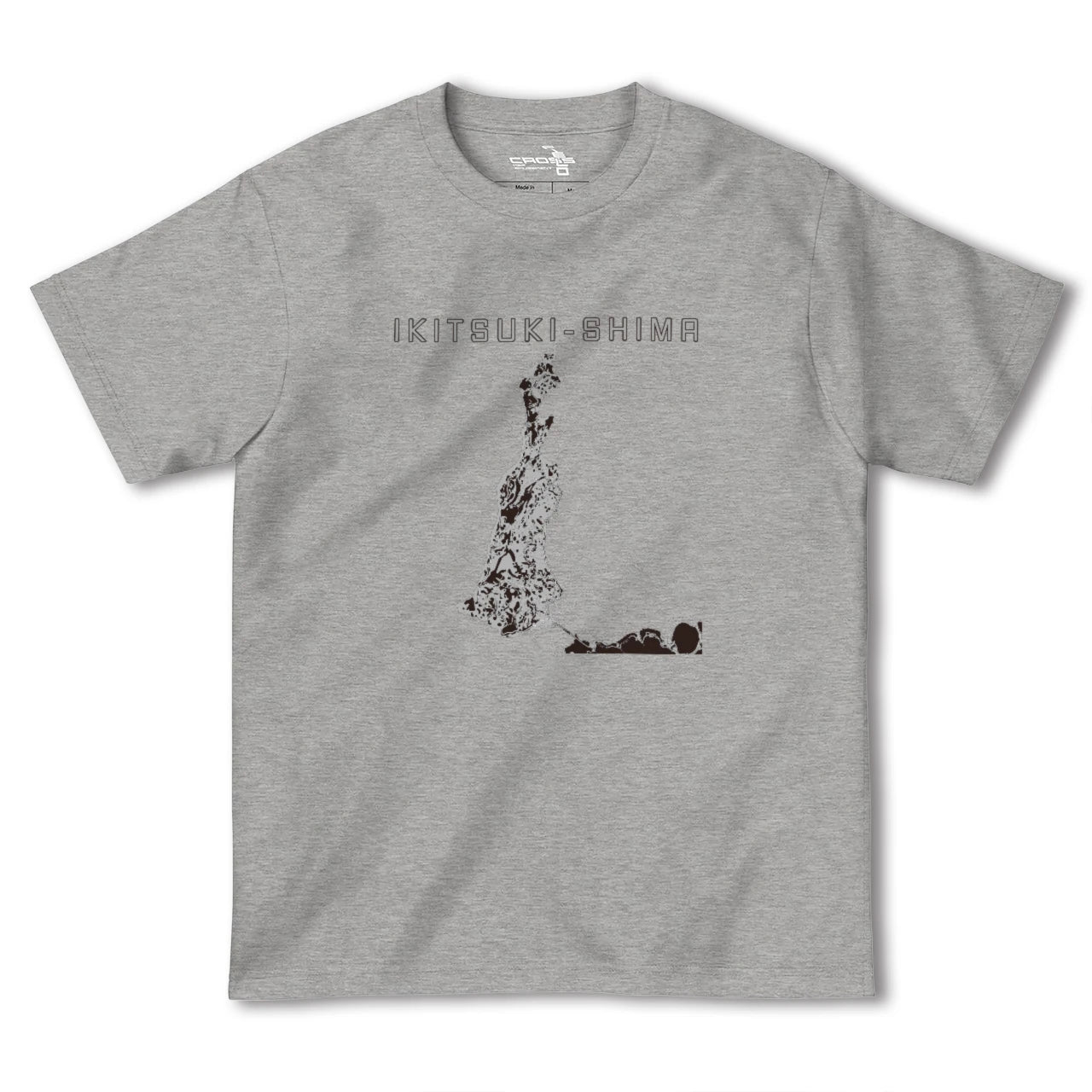 【生月島(長崎県)】地図柄ヘビーウェイトTシャツ