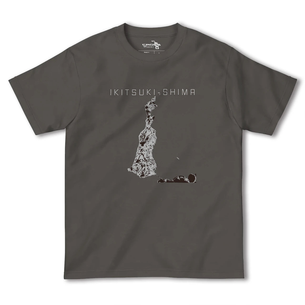 【生月島(長崎県)】地図柄ヘビーウェイトTシャツ