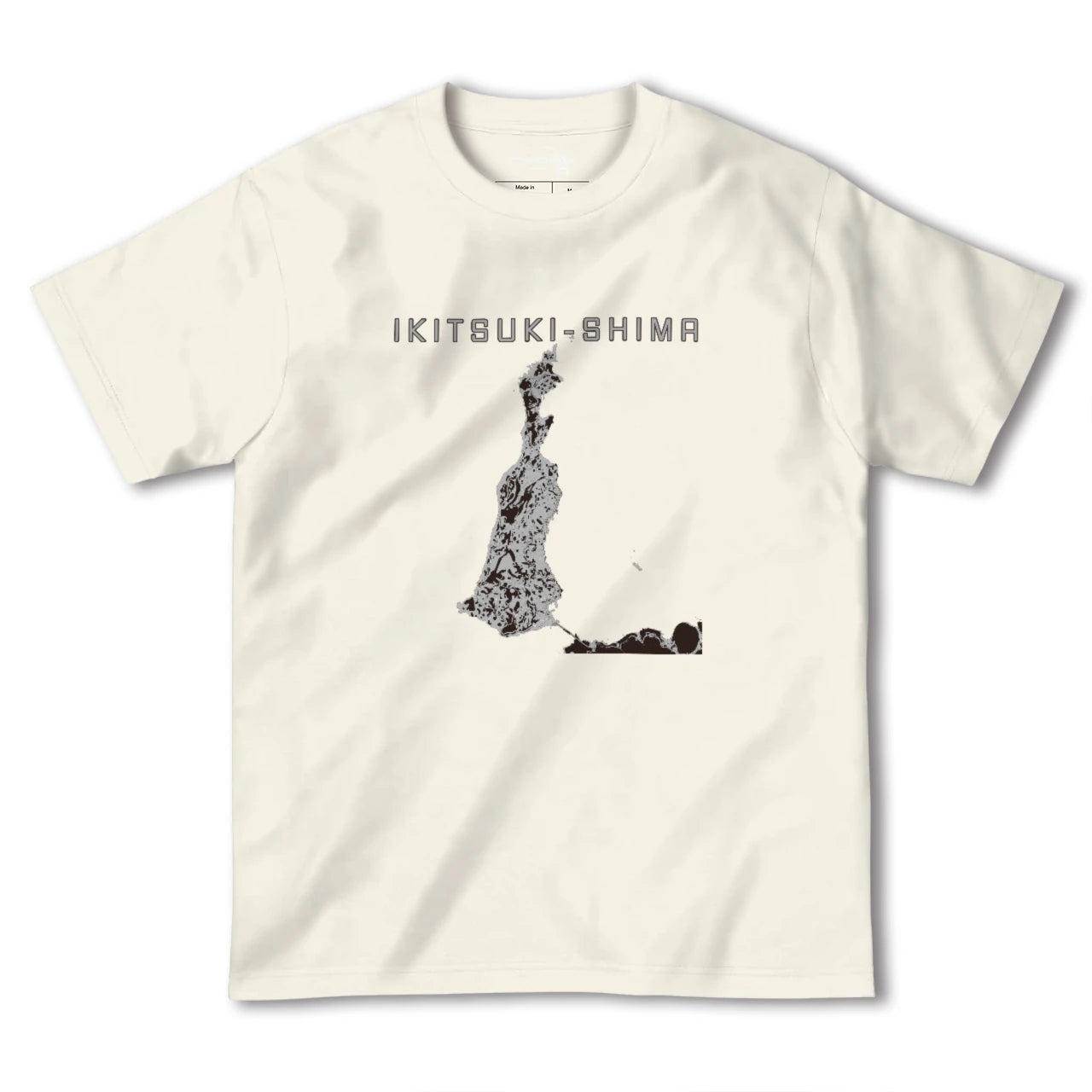 【生月島(長崎県)】地図柄ヘビーウェイトTシャツ