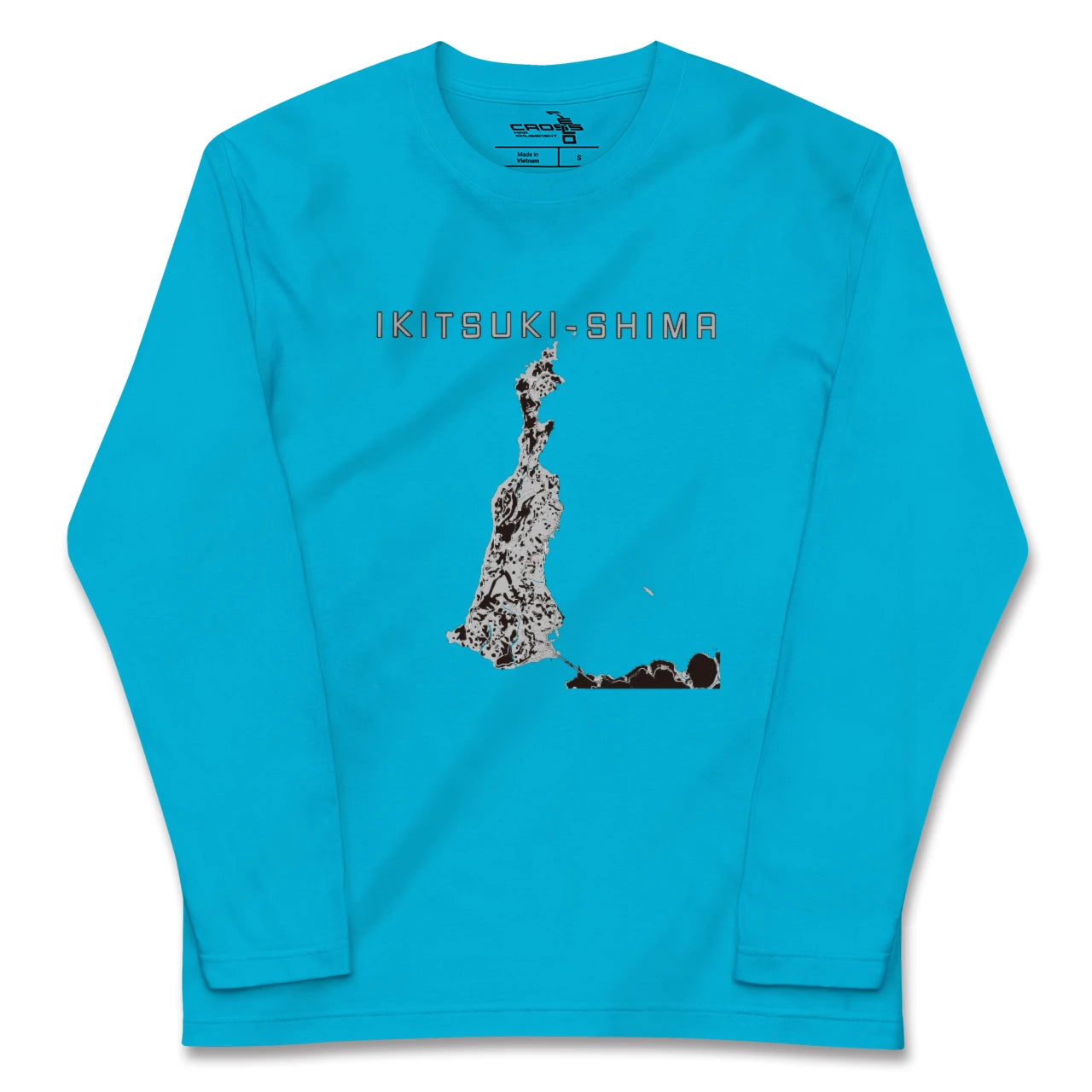 【生月島(長崎県)】地図柄ロングスリーブTシャツ