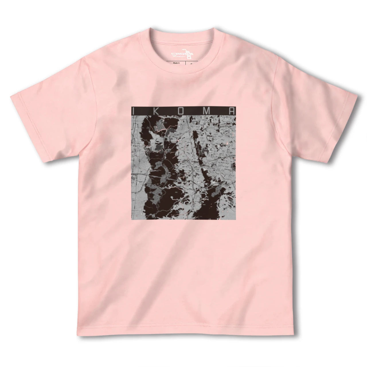 【生駒(奈良県)】地図柄ヘビーウェイトTシャツ