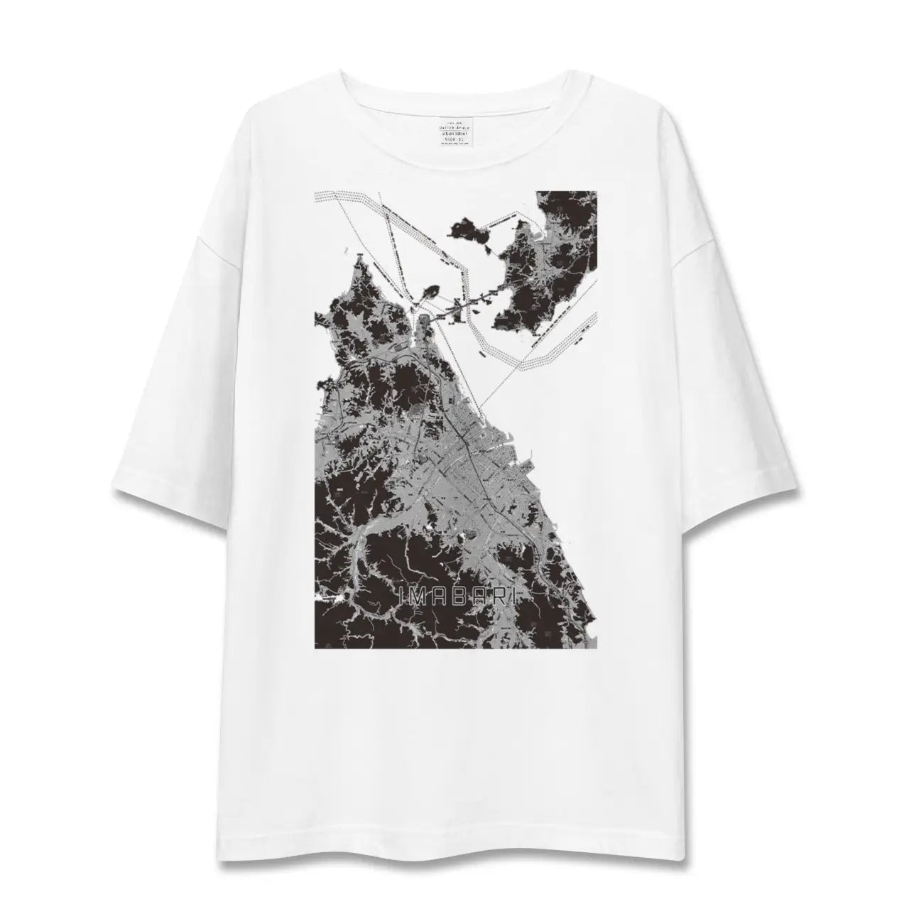 【今治2(愛媛県)】地図柄ビッグシルエットTシャツ