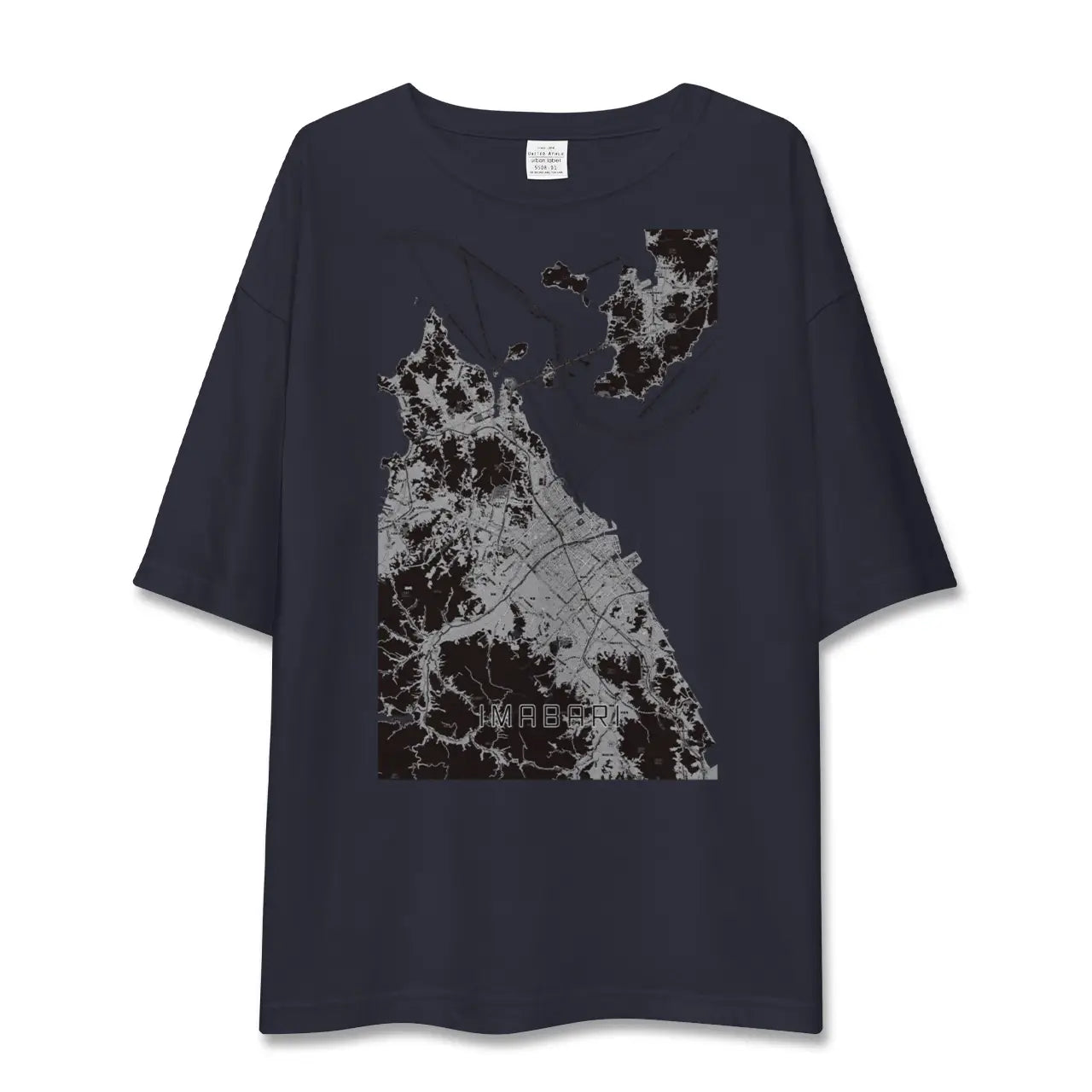 【今治2(愛媛県)】地図柄ビッグシルエットTシャツ