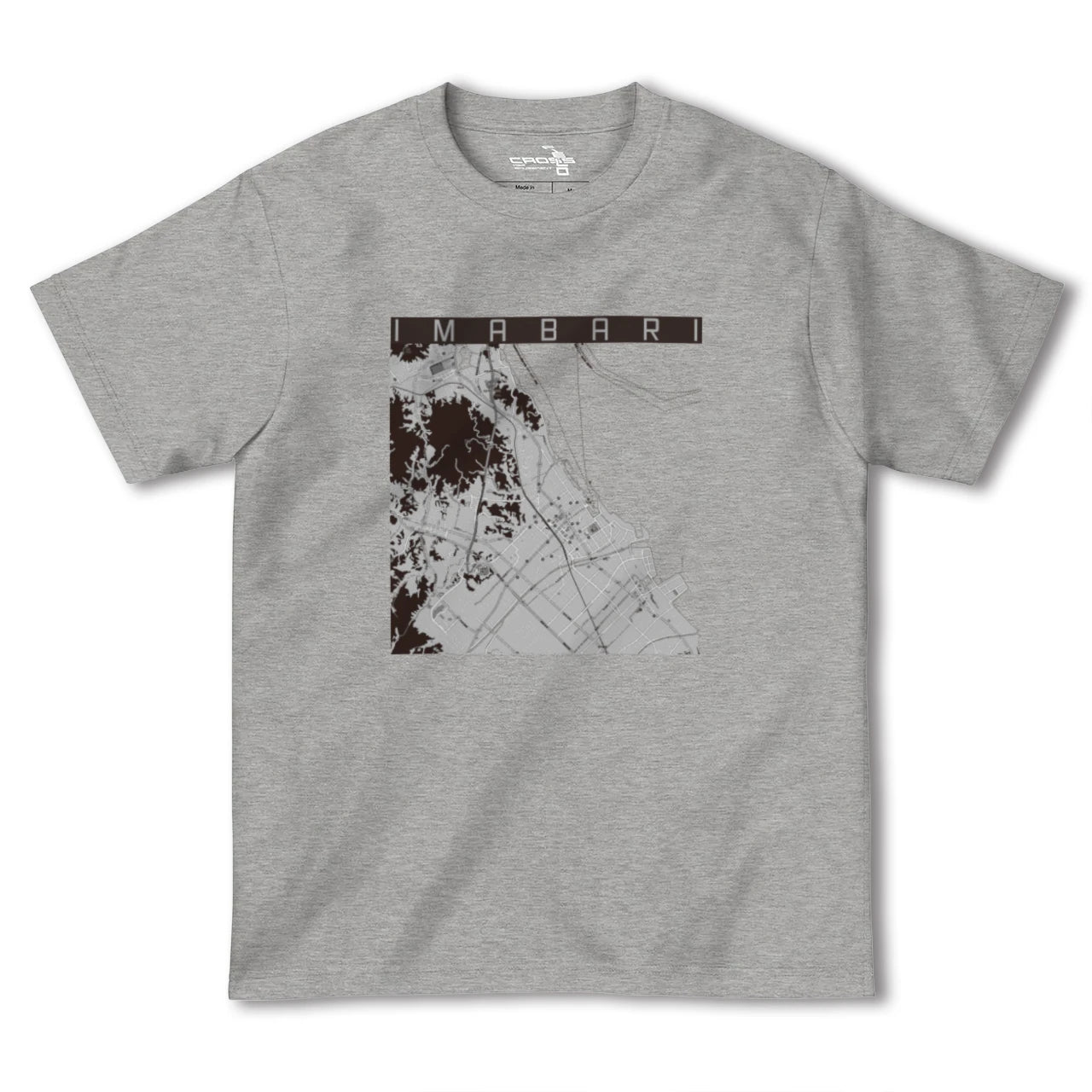 【今治(愛媛県)】地図柄ヘビーウェイトTシャツ