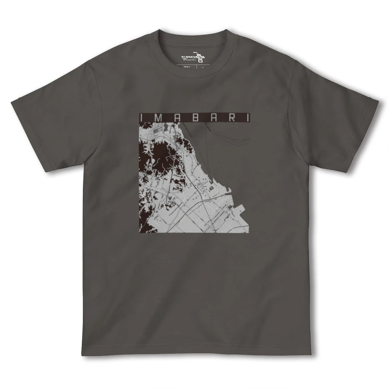 【今治(愛媛県)】地図柄ヘビーウェイトTシャツ