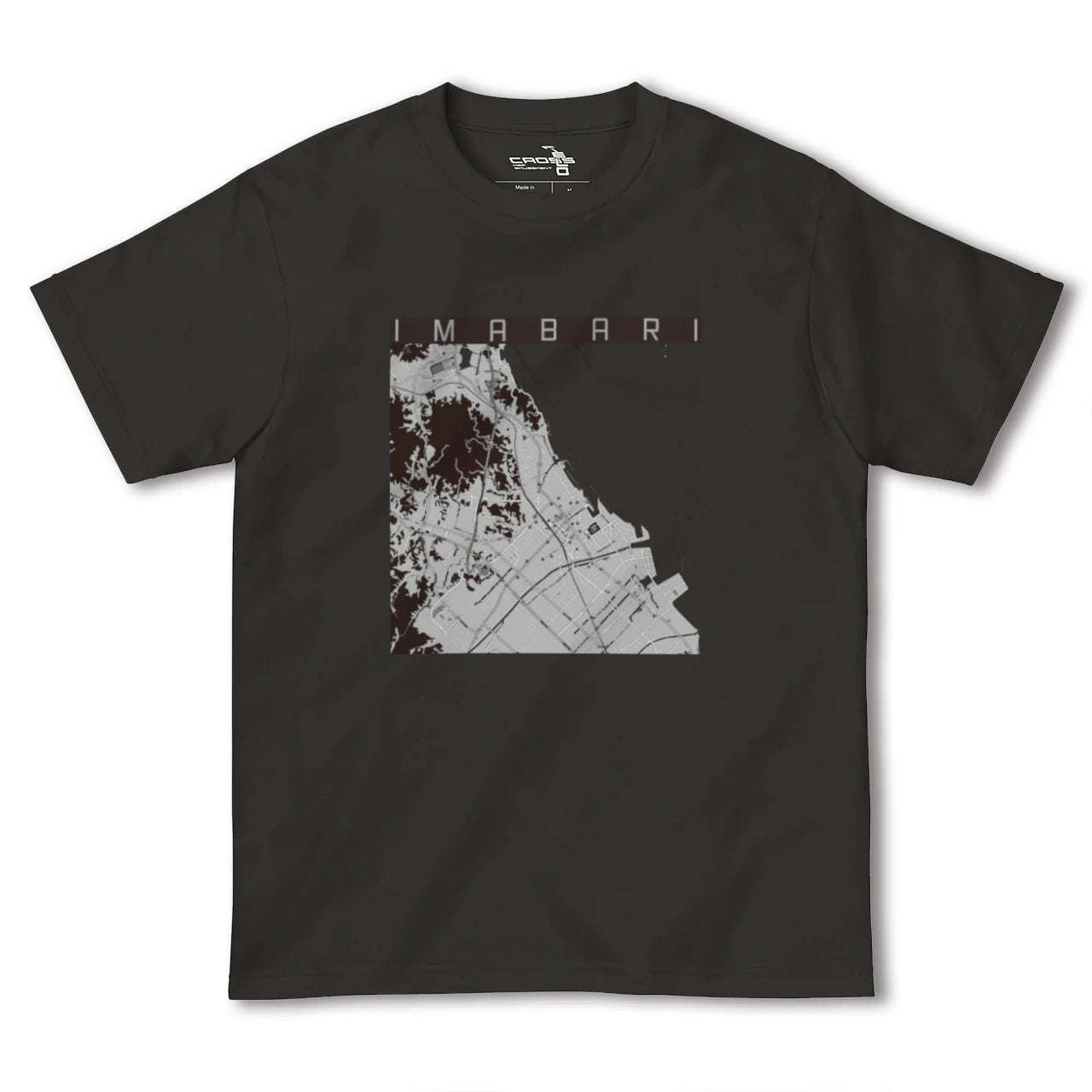 【今治(愛媛県)】地図柄ヘビーウェイトTシャツ