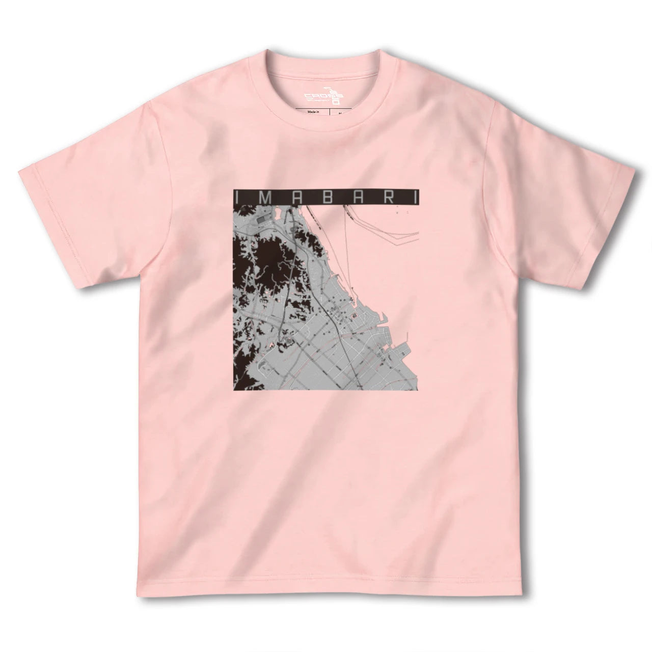 【今治(愛媛県)】地図柄ヘビーウェイトTシャツ