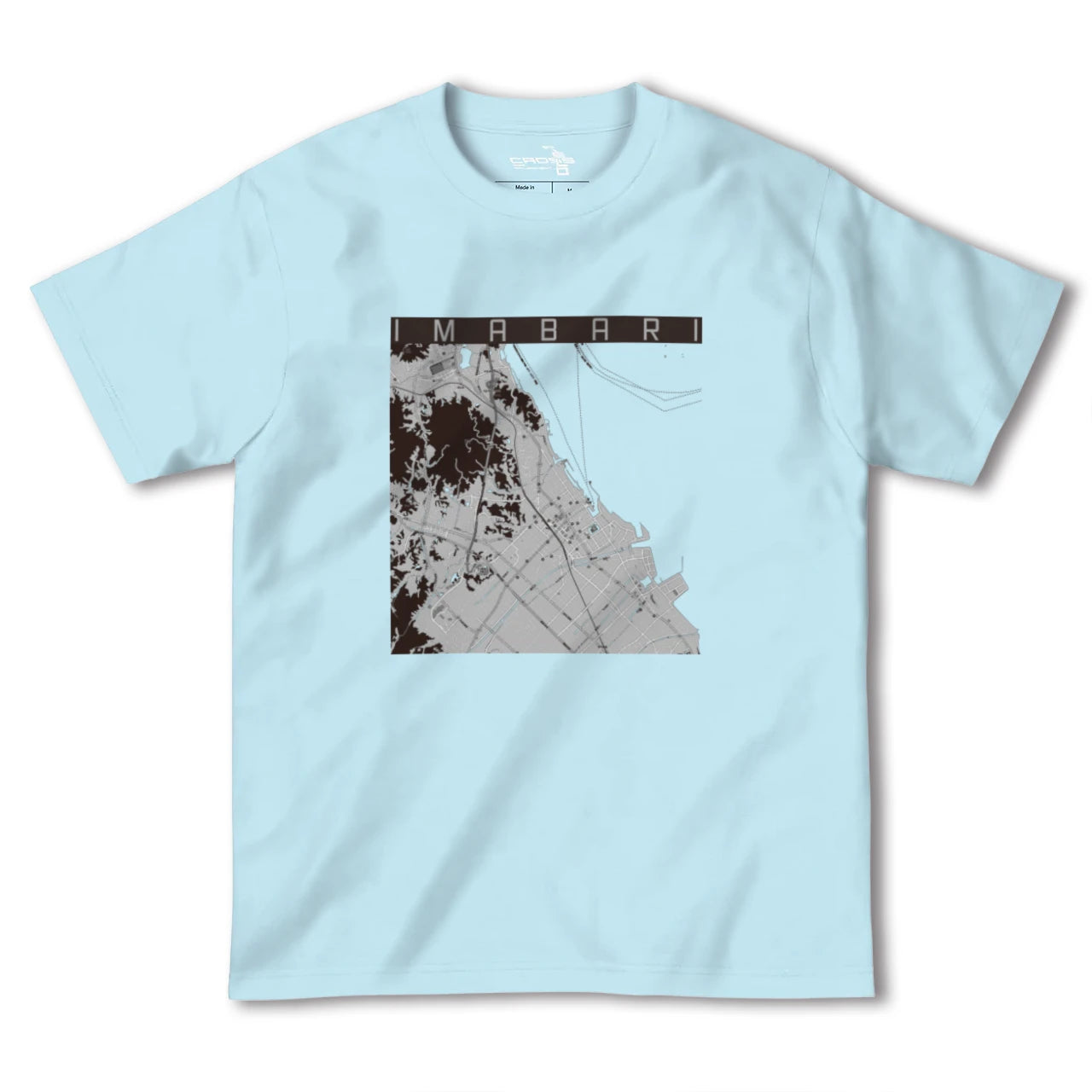 【今治(愛媛県)】地図柄ヘビーウェイトTシャツ