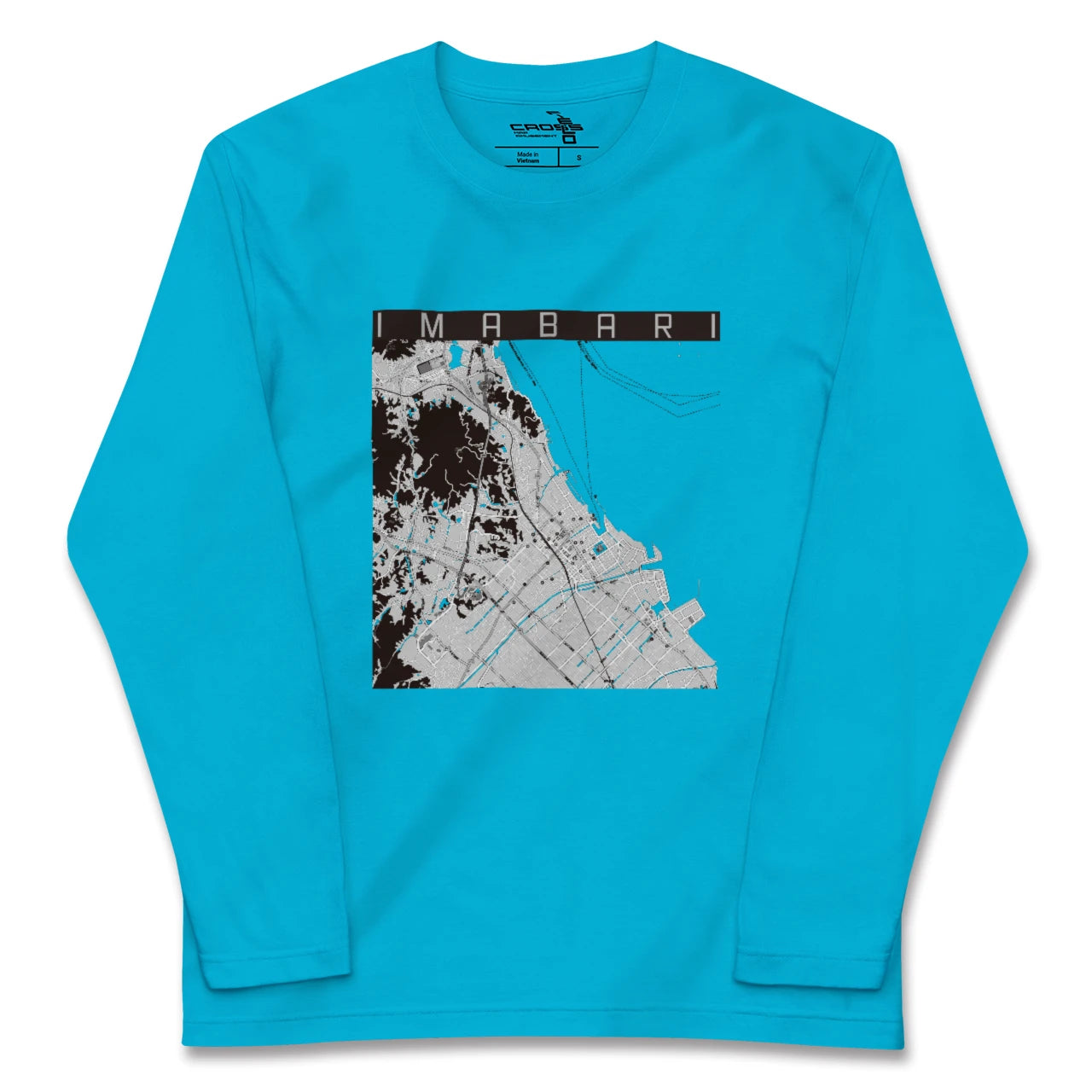 【今治(愛媛県)】地図柄ロングスリーブTシャツ