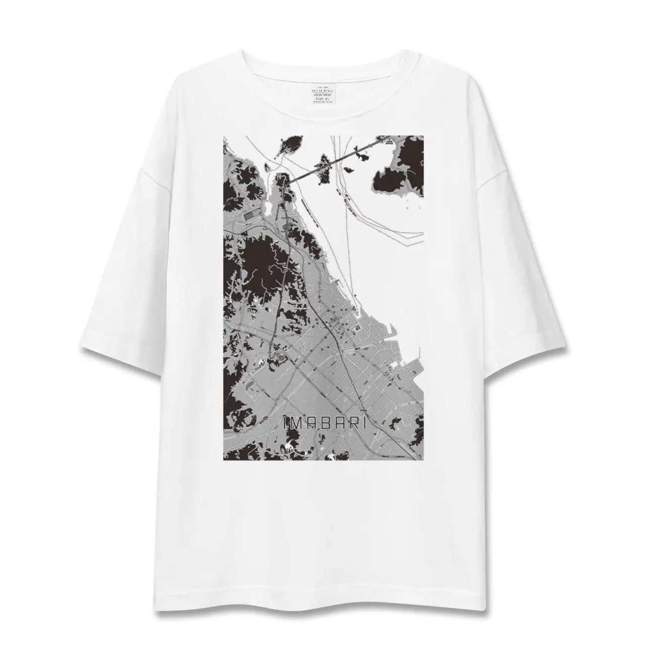【今治(愛媛県)】地図柄ビッグシルエットTシャツ