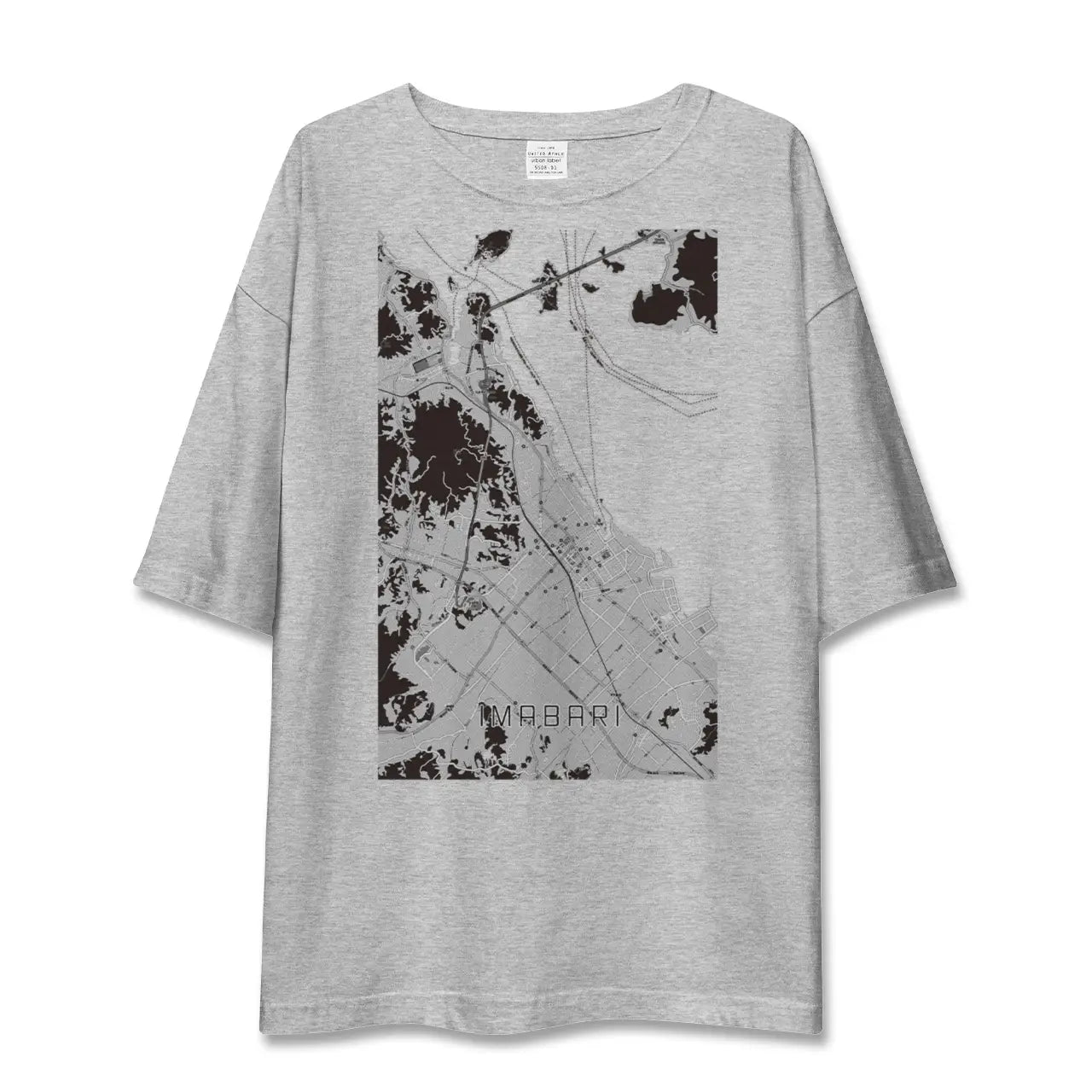【今治(愛媛県)】地図柄ビッグシルエットTシャツ