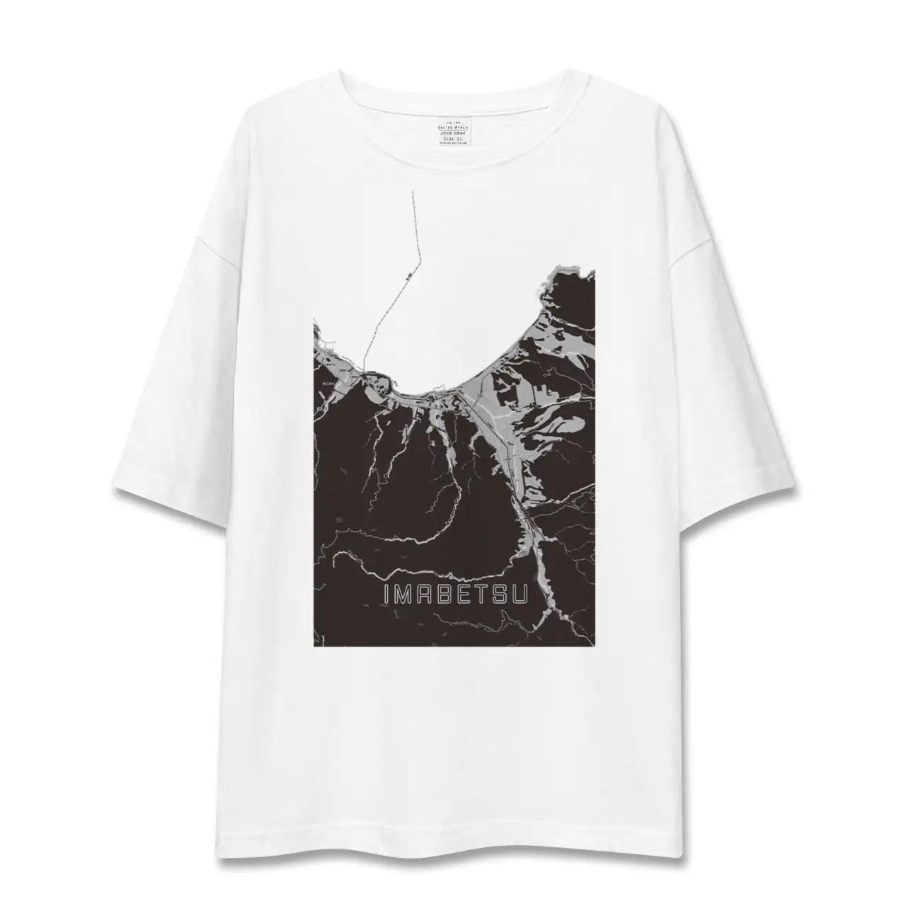 【今別(青森県)】地図柄ビッグシルエットTシャツ