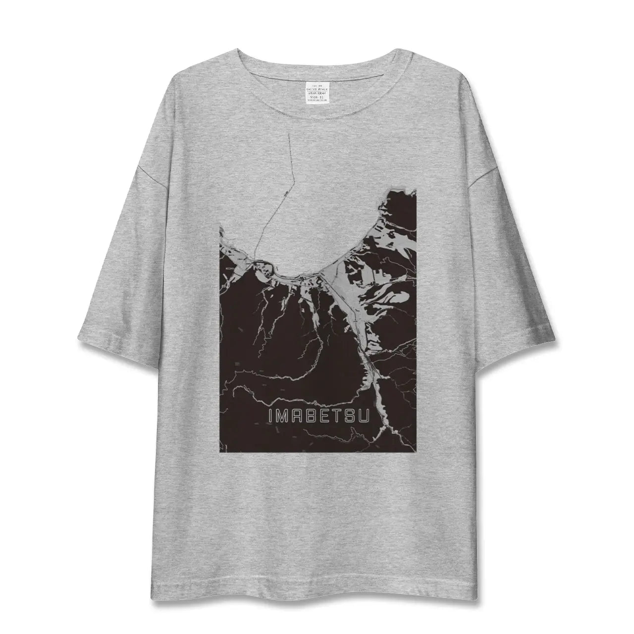 【今別(青森県)】地図柄ビッグシルエットTシャツ