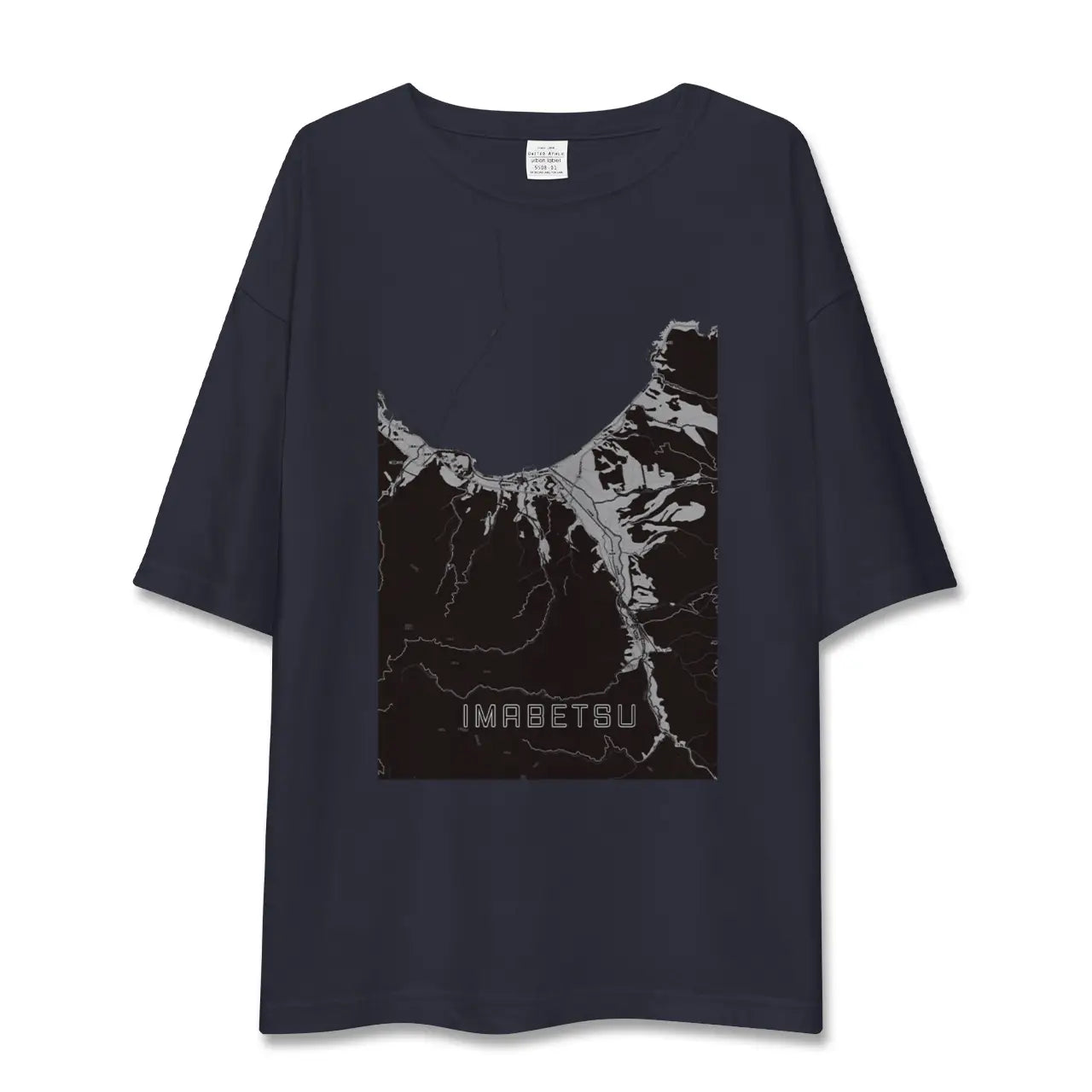 【今別(青森県)】地図柄ビッグシルエットTシャツ