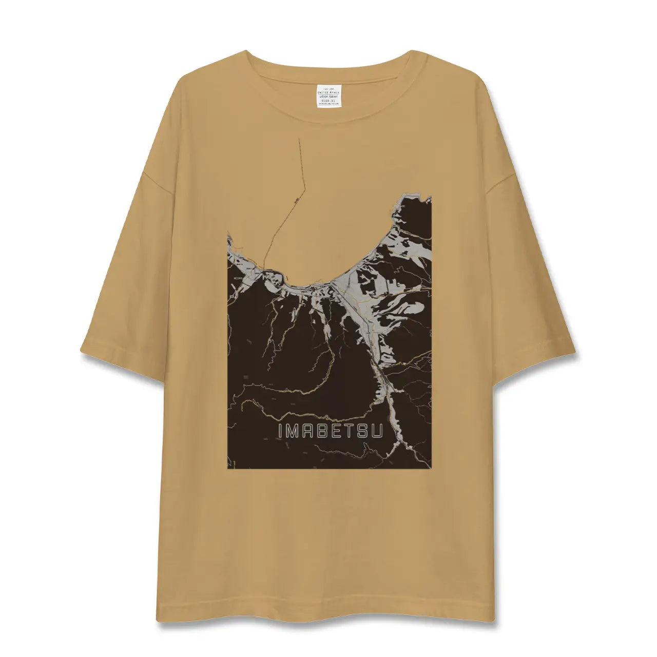 【今別(青森県)】地図柄ビッグシルエットTシャツ