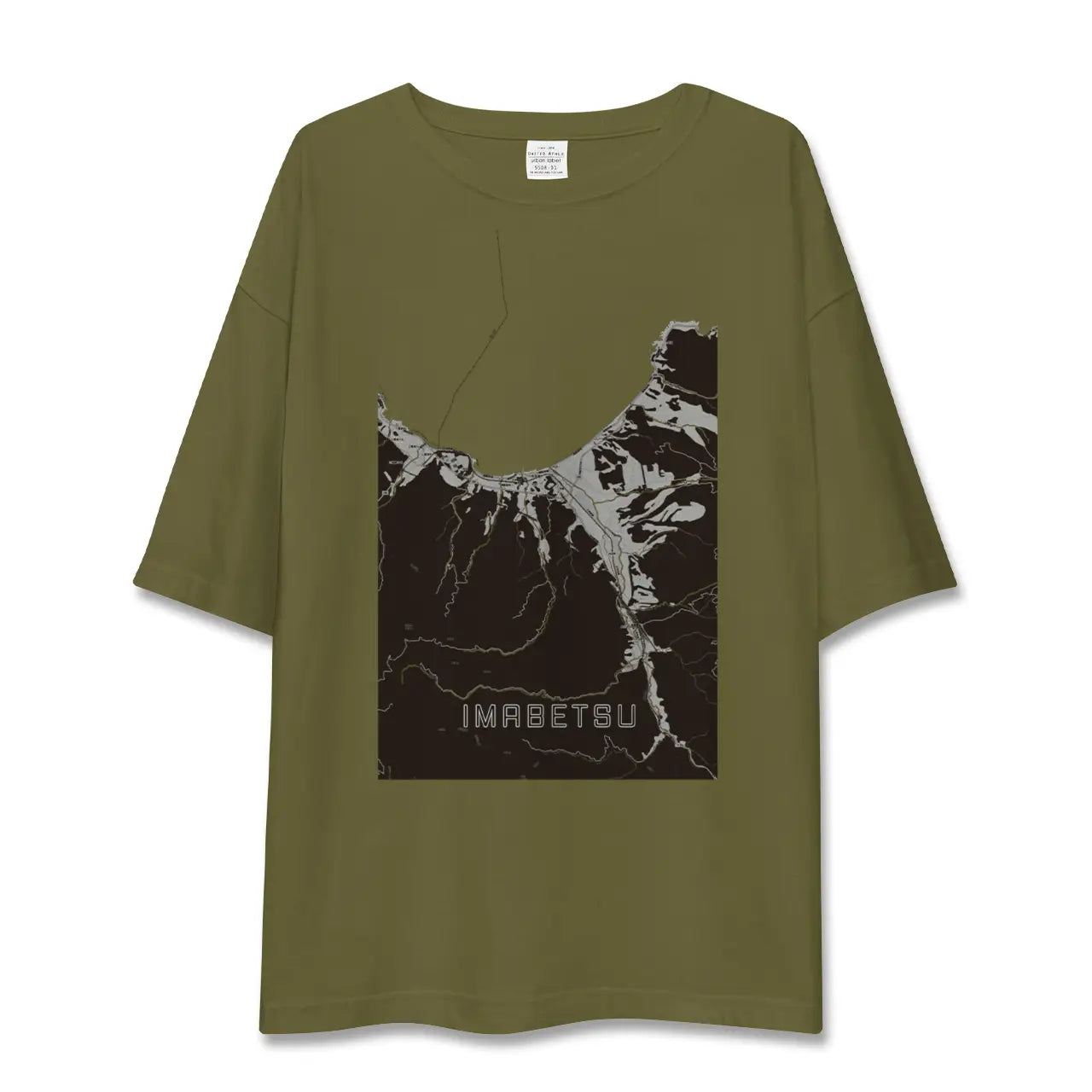 【今別(青森県)】地図柄ビッグシルエットTシャツ