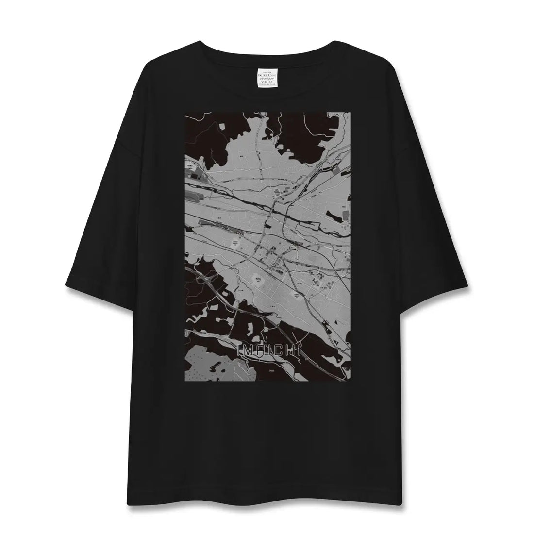 【今市(栃木県)】地図柄ビッグシルエットTシャツ