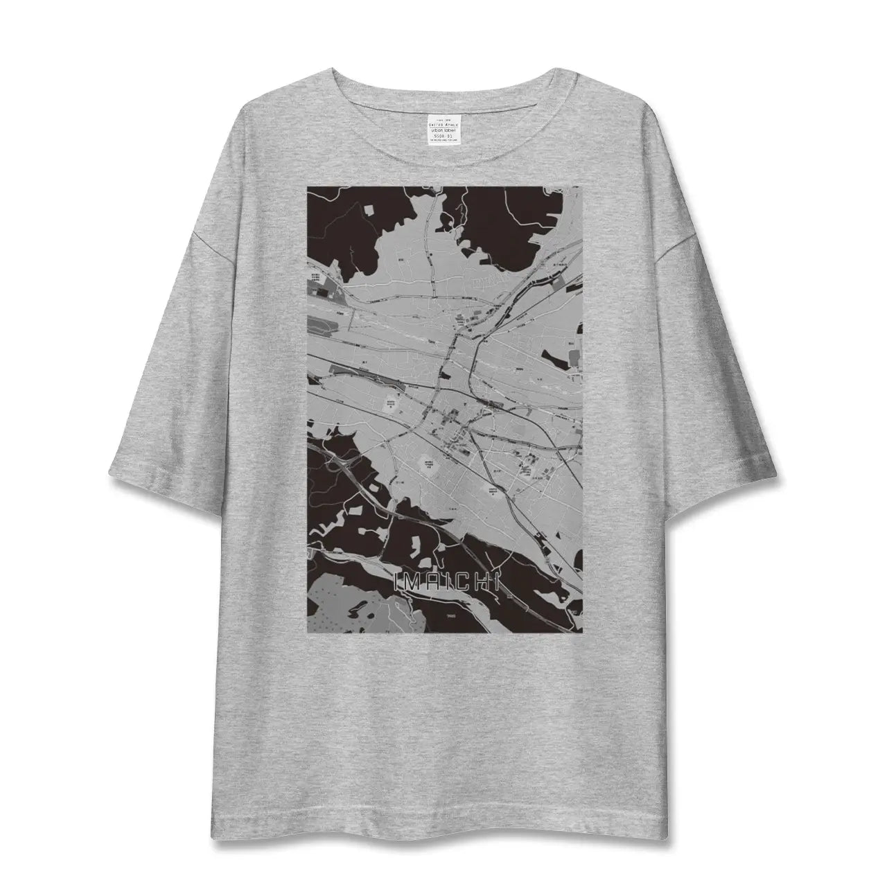 【今市(栃木県)】地図柄ビッグシルエットTシャツ